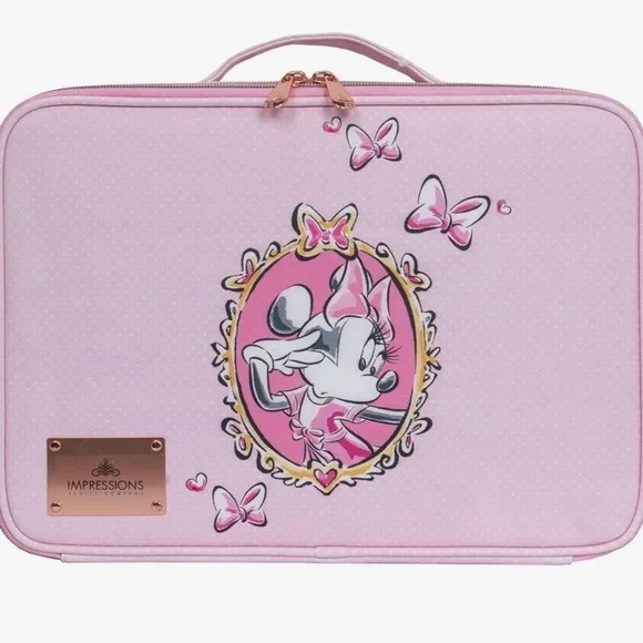 Impressions Vanity Pink Minnie Mouse Cosmetic Carrying Bag/Case - Picture 4 of 7